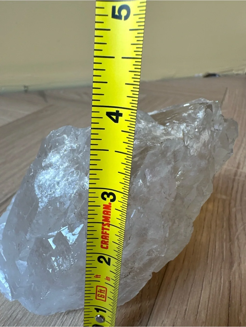 Large Clear Quartz Crystal- 6 inch